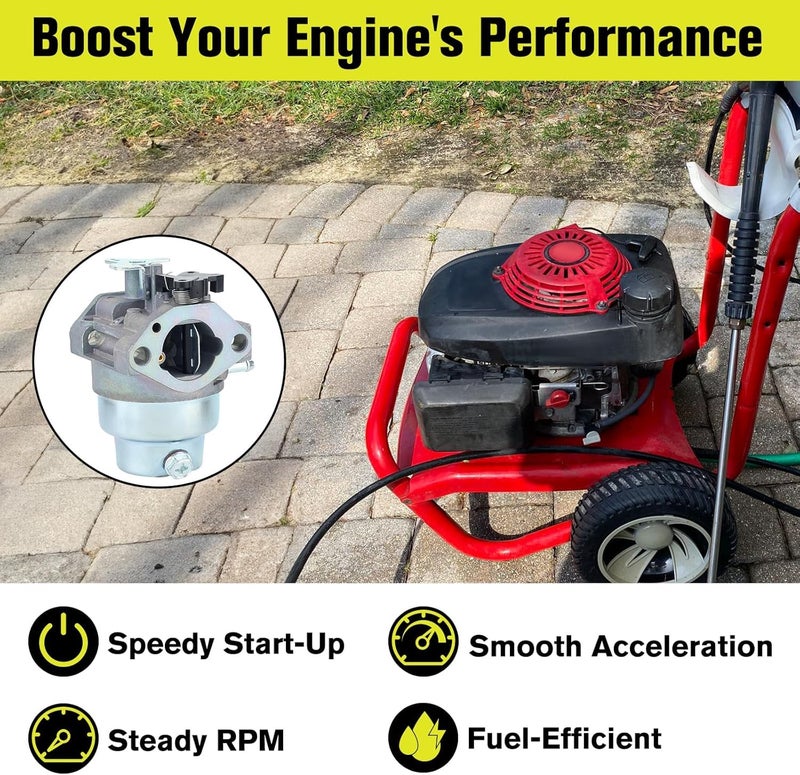 Butom GCV160 Carburetor for Honda GCV 160 GCV160A GCV160LA GCV160LA0 GCV160LE Pressure Washer Lawn Mower Replaces 16100-Z0L-023 Manual Choke Lawn Mower - Image 3
